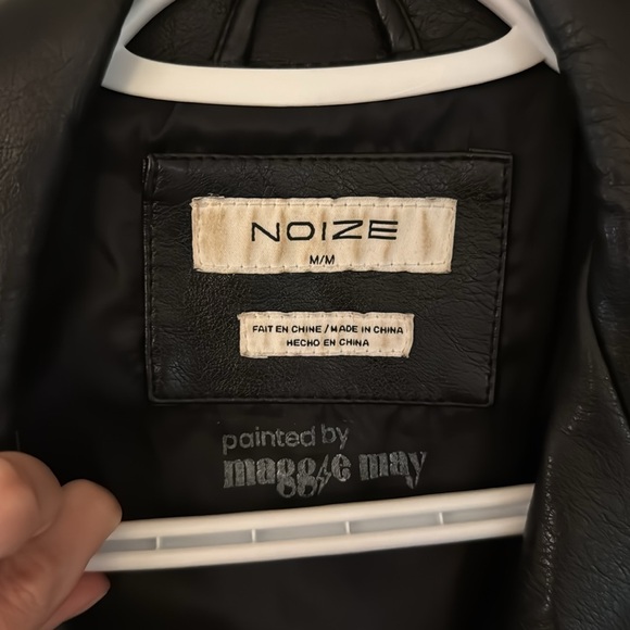 Vegan Leather Jacket - Picture 3 of 4